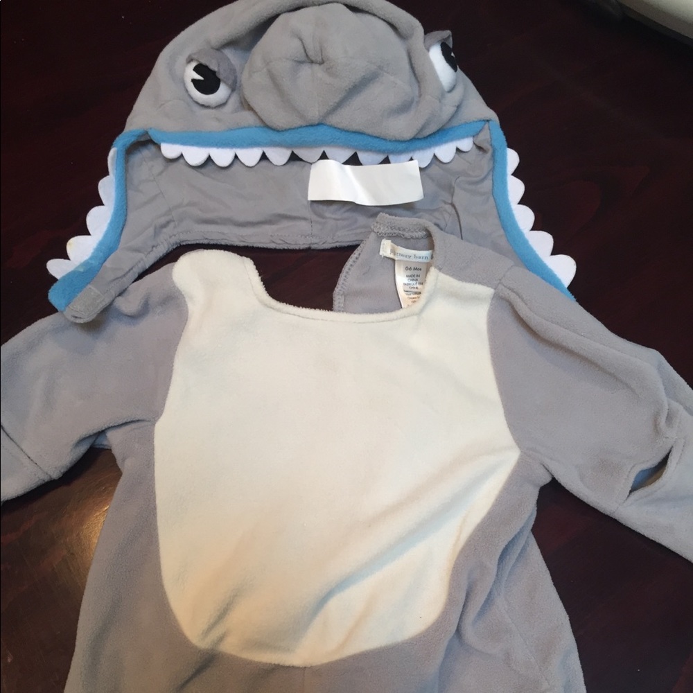 Pottery barn shark costume